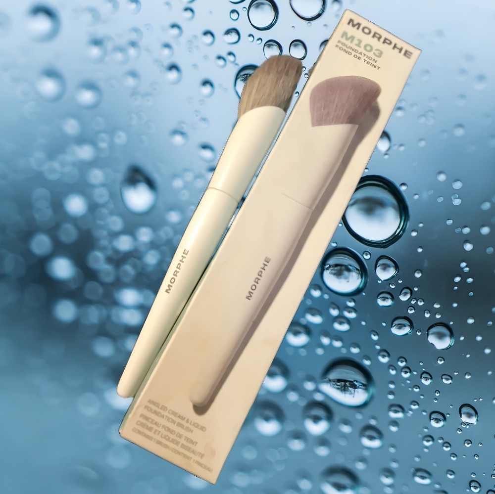 NEW Morphe M103 Angled Cream & Liquid Foundation Brush